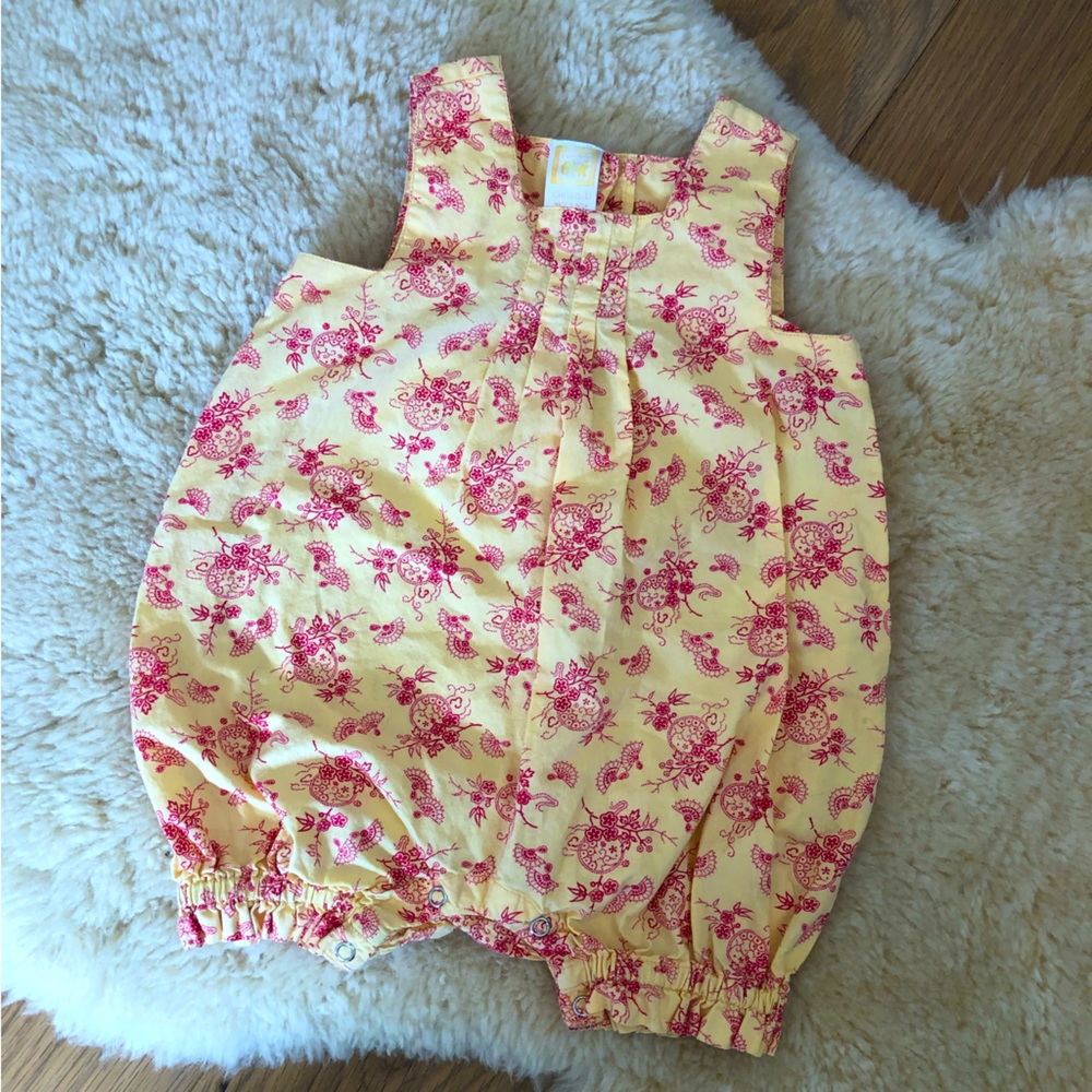 Vintage April Cornell baby romper